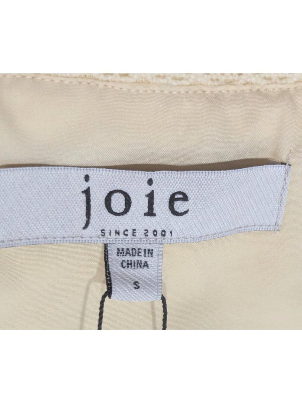 Joie Yellow Linen Blend Vest Top Lace Trim Pointed Collar S NWT - Picture 6 of 11
